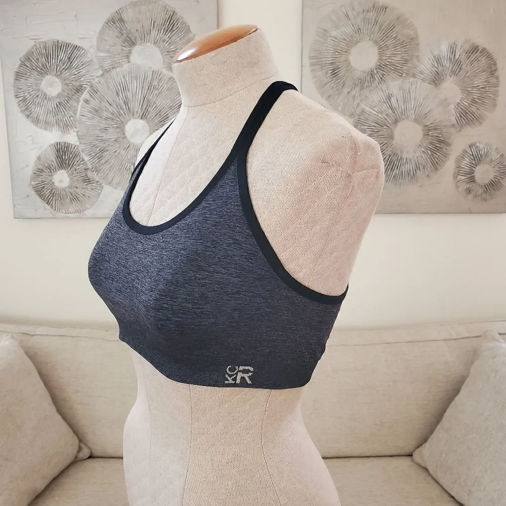 Kenneth Cole Reaction Heather Gray Sports Bra XL